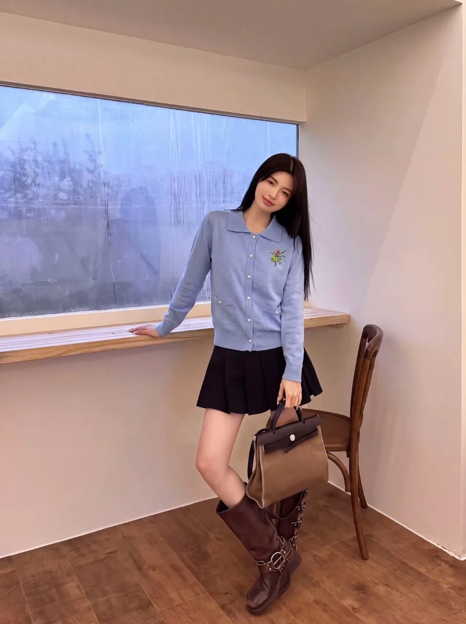 디올 카라 가디건 3