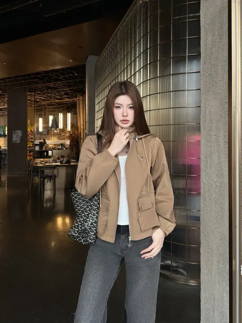 프라다 후드 자켓