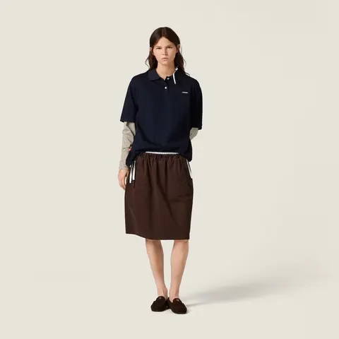 미우미우 카라 티셔츠