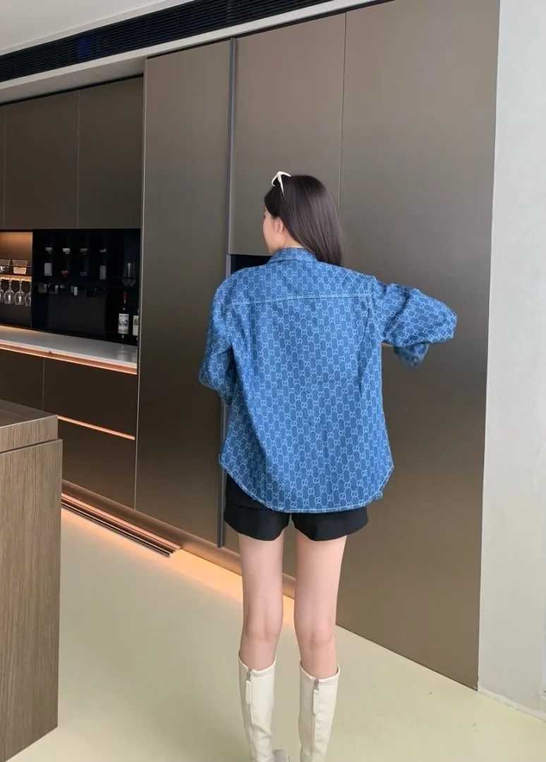 구찌 데님 남방 4