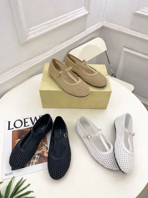 더로우 플랫슈즈