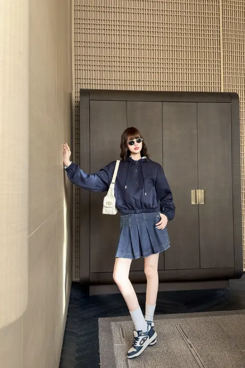 디올 후드 바람막이 ( 양면 )