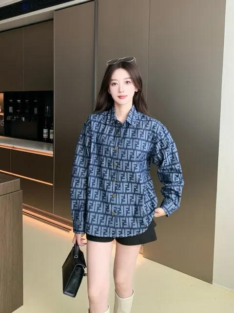 펜디 데님 남방