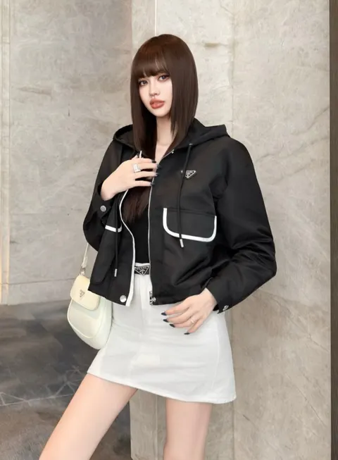 프라다 후드 자켓